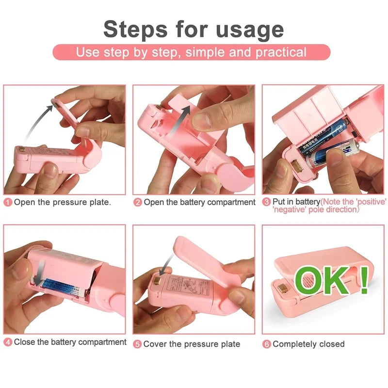 Mini Bag Seal Machine - Package Sealer - Reseal