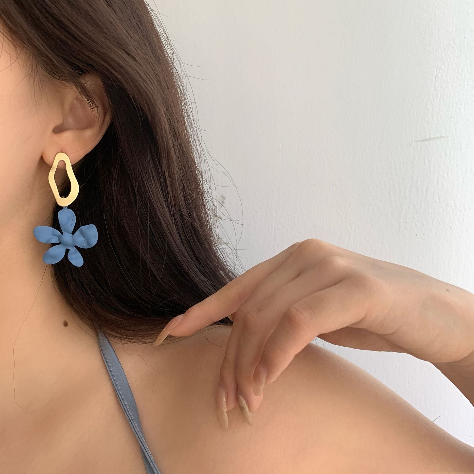 Personality Korean Simple Temperament Dongdaemun Trend Earrings Earrings Female Jewelry
