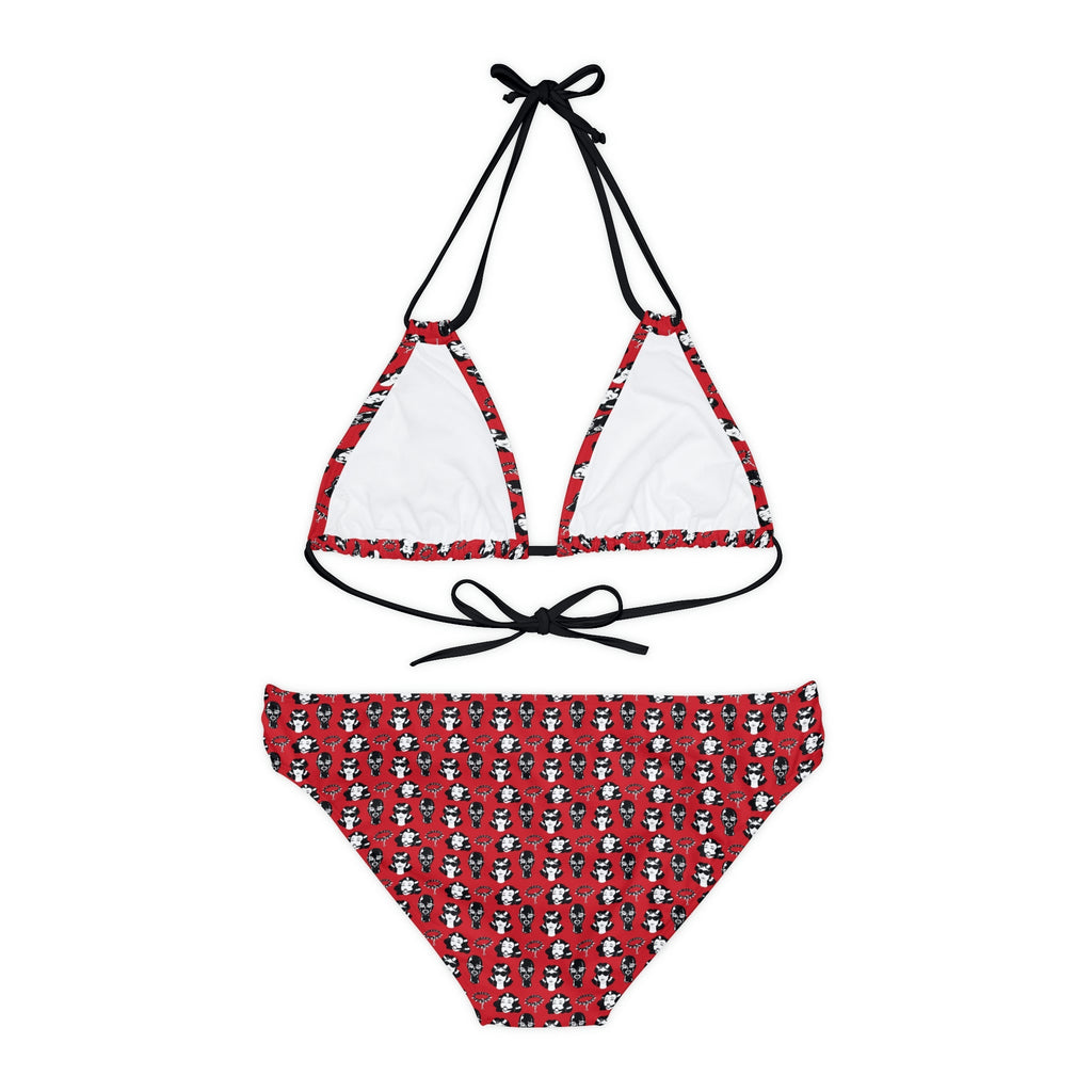 BDSM Gag Kink Strappy Bikini Set