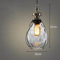 Simple Creative Retro Single Head Small Chandelier