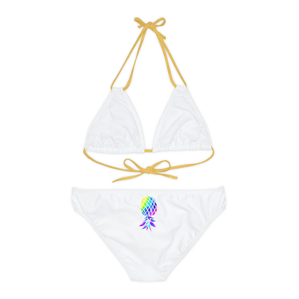 Upside down Pineapple Strappy Bikini Set