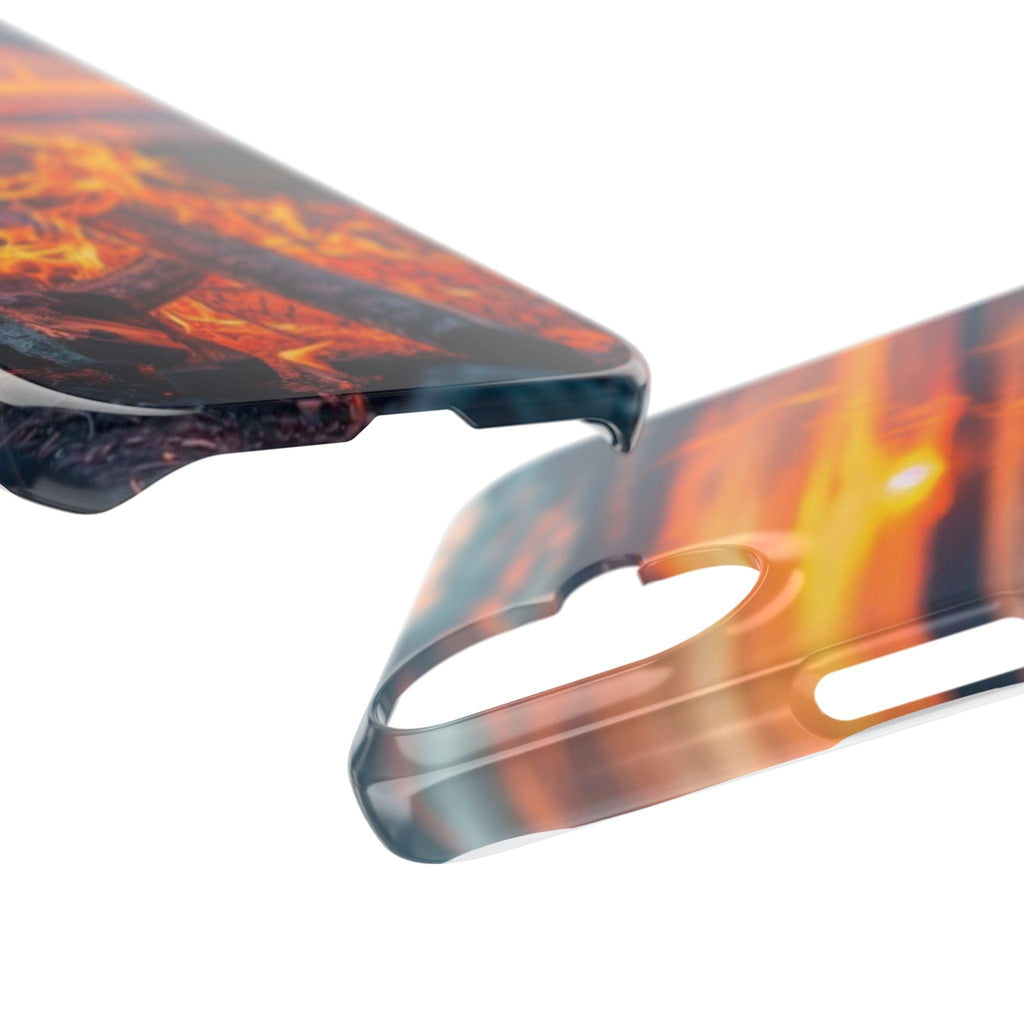 Woodland Fire Phone Case – Warmth of Nature’s Blaze on Your Device