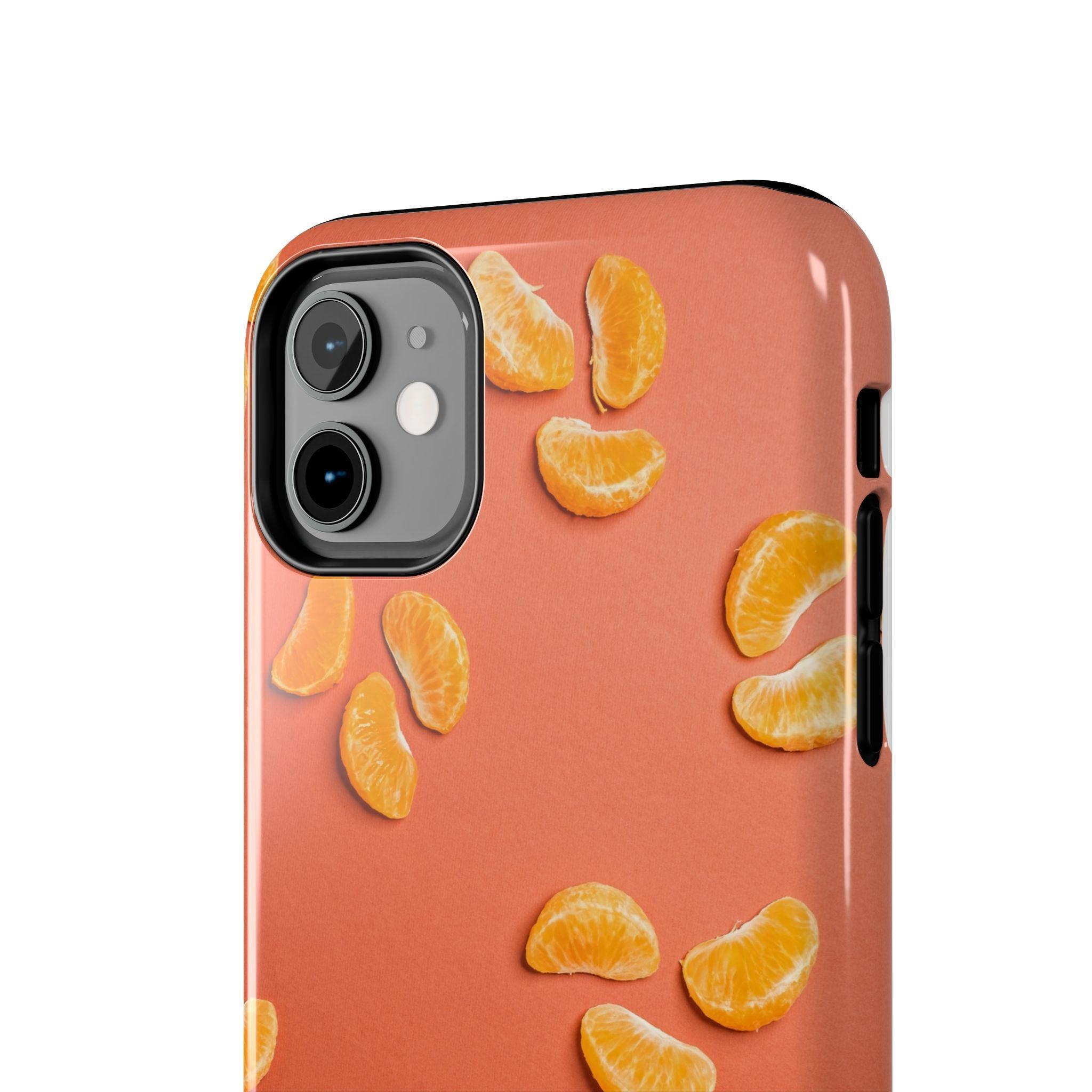 Peal Oranges printed Tough Phone Cases