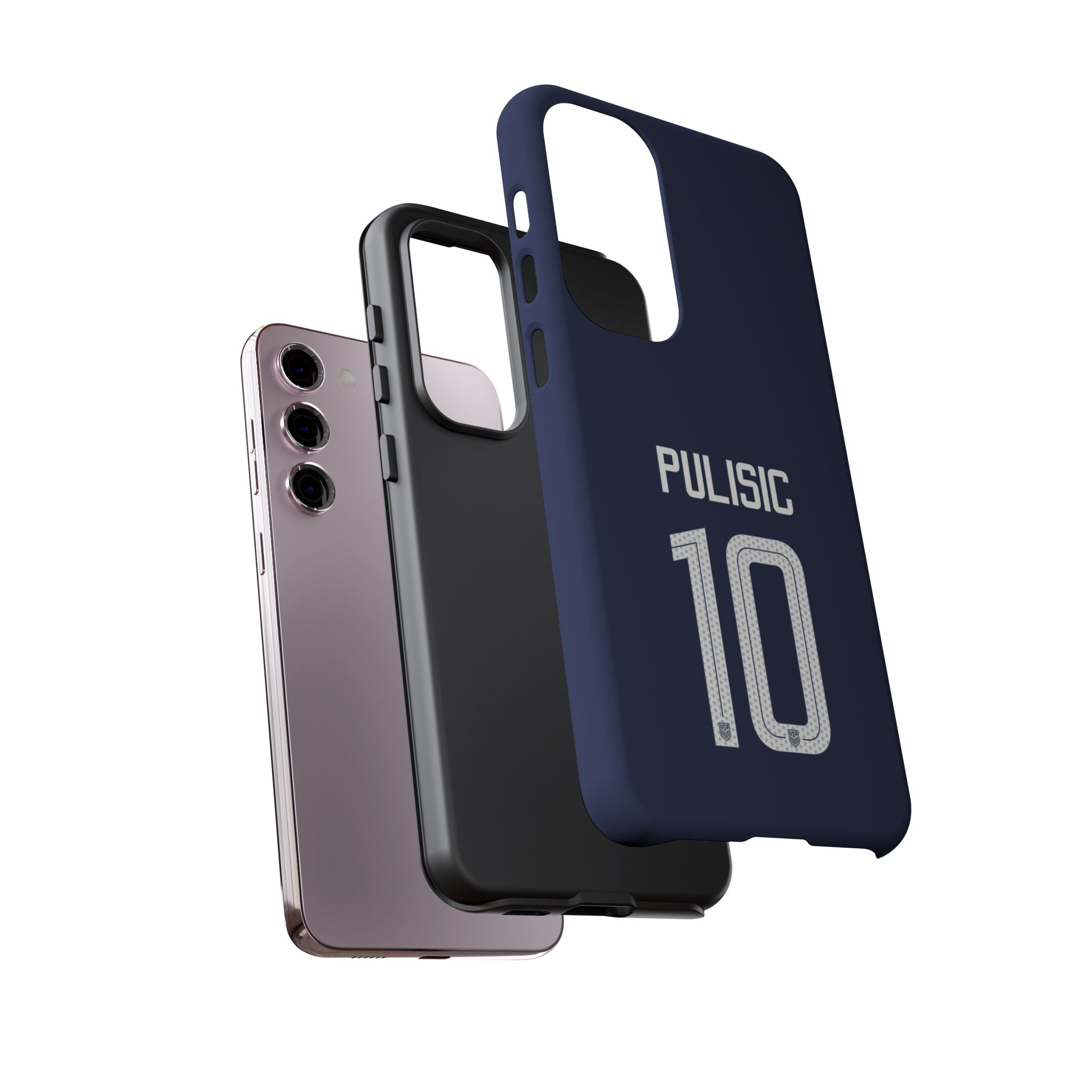 Christian Pulisic Precision Armor – Dual-Layer Durability & Sleek Fit | Compatible with iPhone 8 to 16 Pro Max & Samsung Galaxy S10 to S25 Ultra