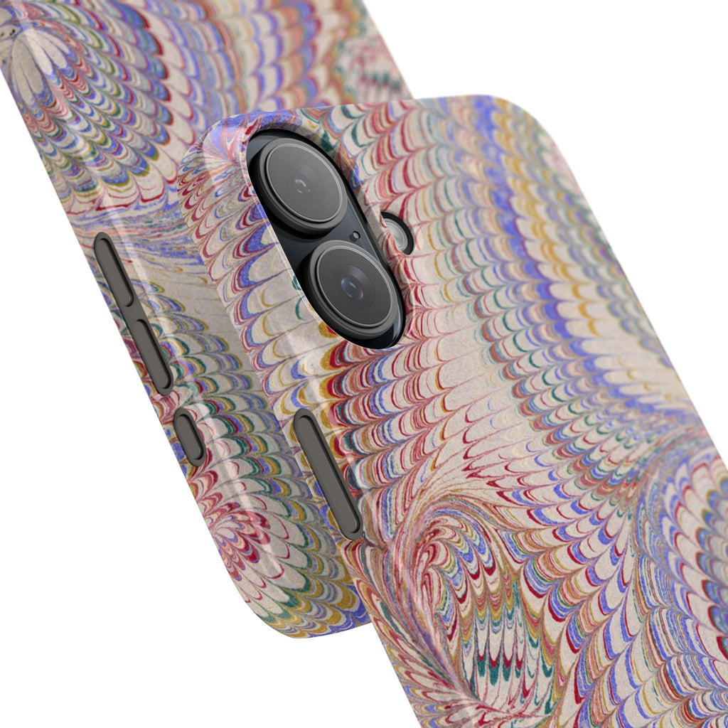 Pink Pastel - Italian Feather Marble Design Phone Case