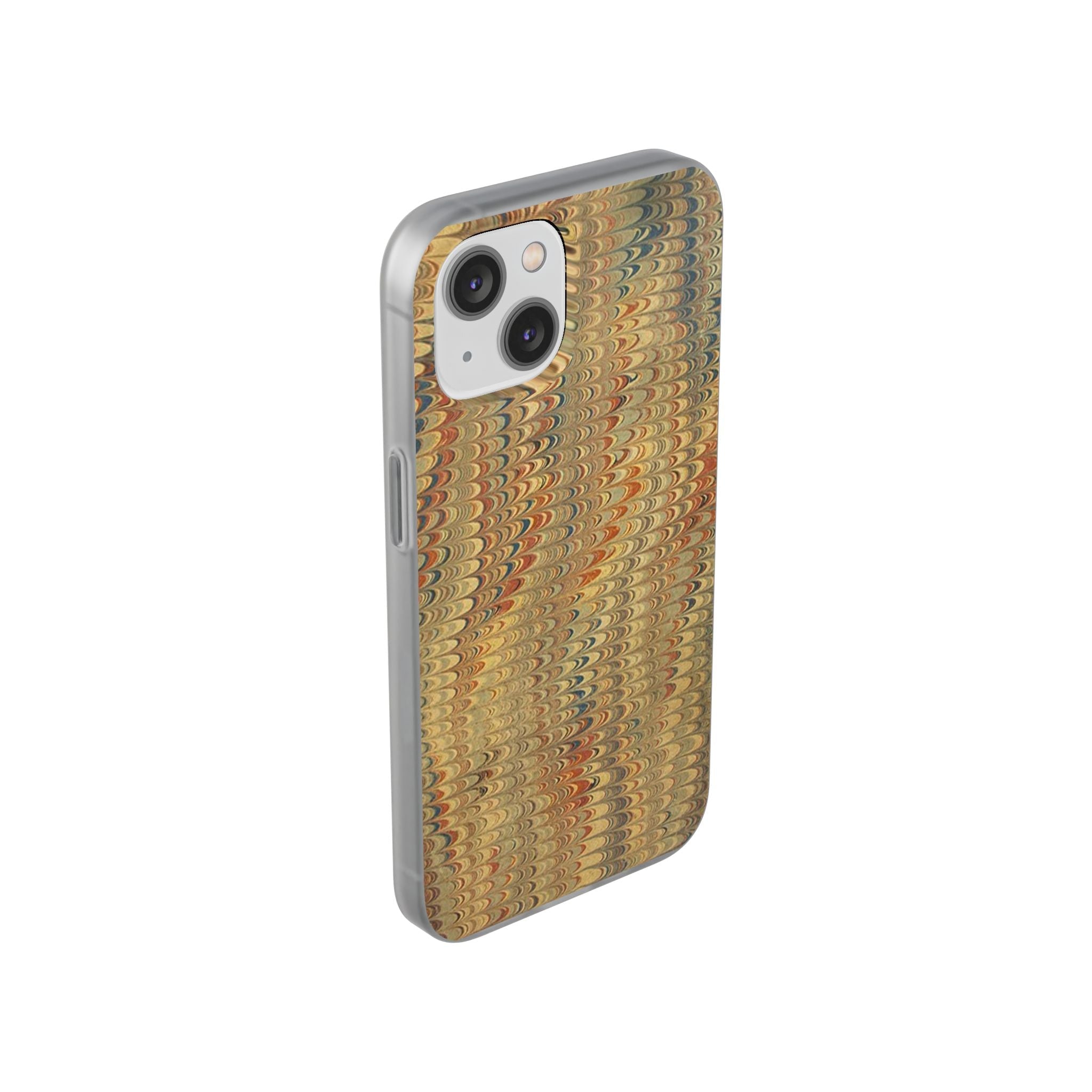 Golden Fall Neutrals Italian Marbled Design Stylish Phone Cases