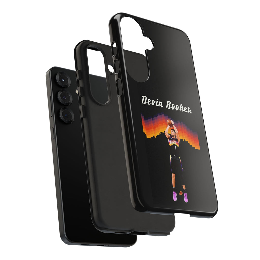 Devin Booker Precision Blaze Series – Dual-Layer ShockGuard Protection | Fits iPhone 8–16 Pro Max & Samsung Galaxy S10–S25 Ultra
