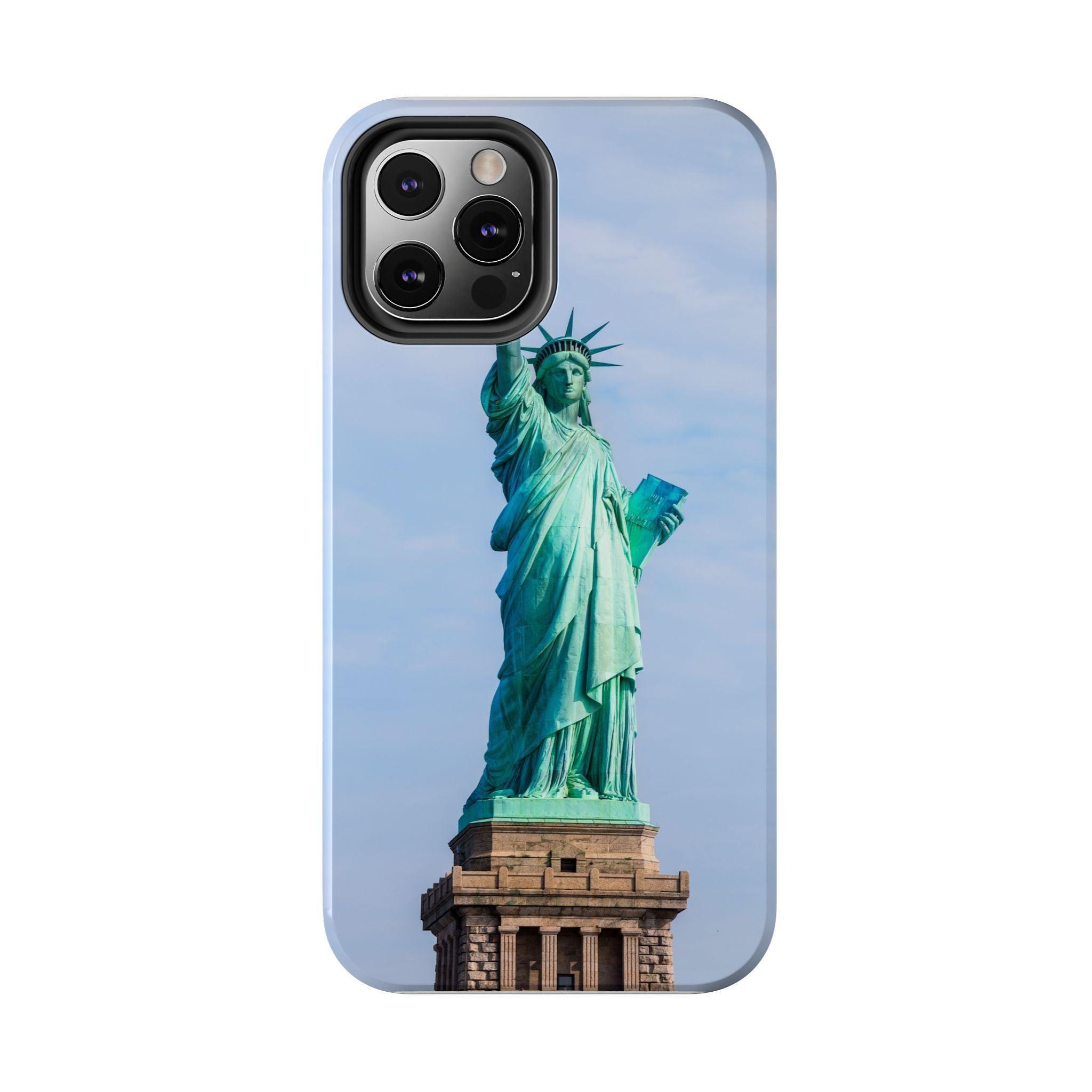 Statue of Liberty Printed Tough Phone Case - Iconic Freedom Design