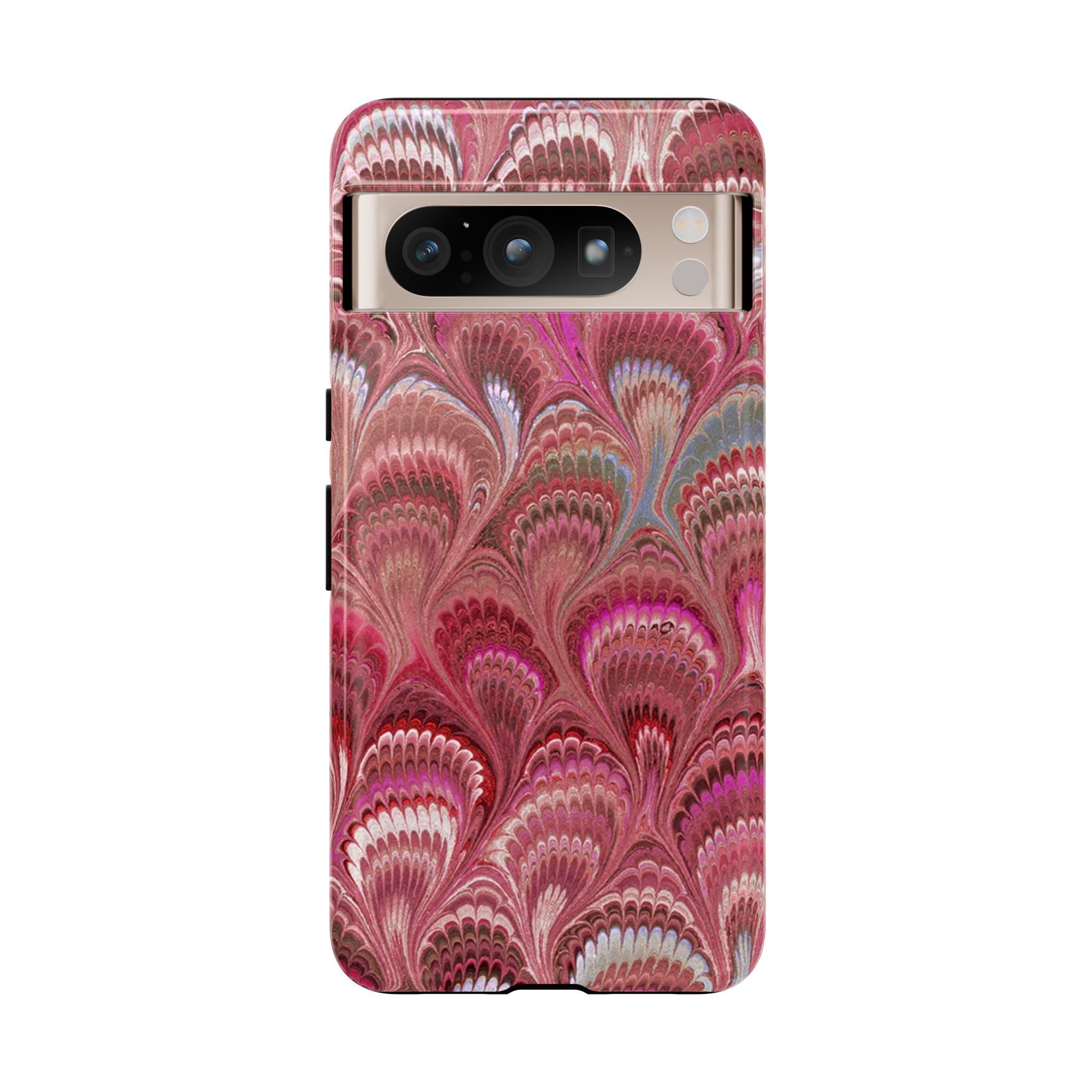 Shades of Pink Marbled Phone Case —  Dual Layer - Tough Protective Phone Cover