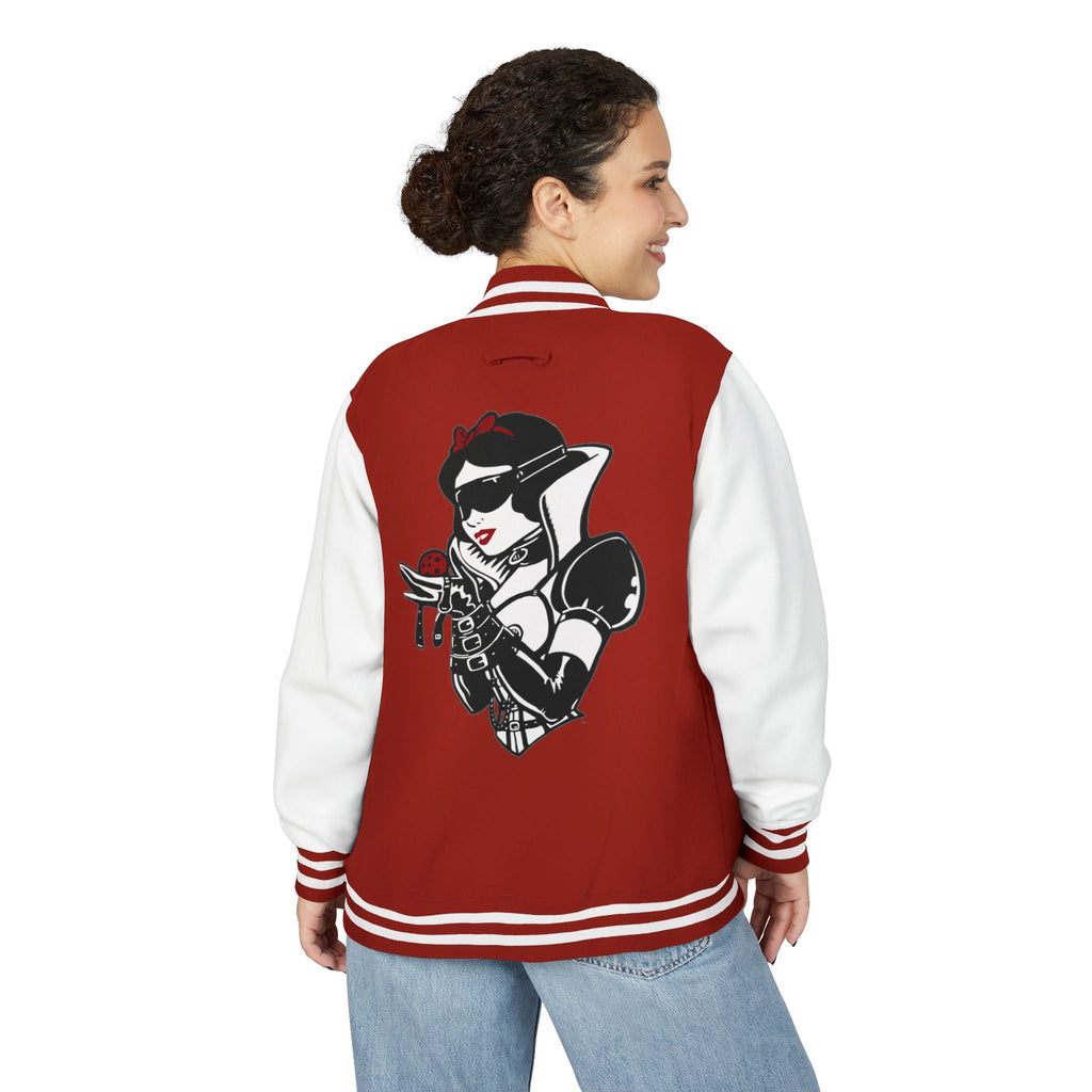 Snow White Unisex Heavyweight Letterman Jacket