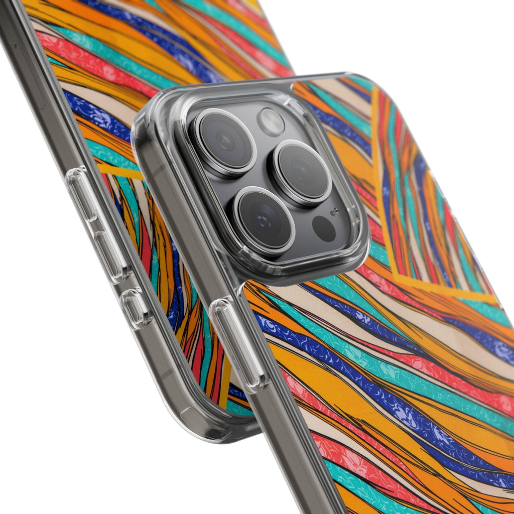 Clear Cases Stripes of  Powerful Colors
