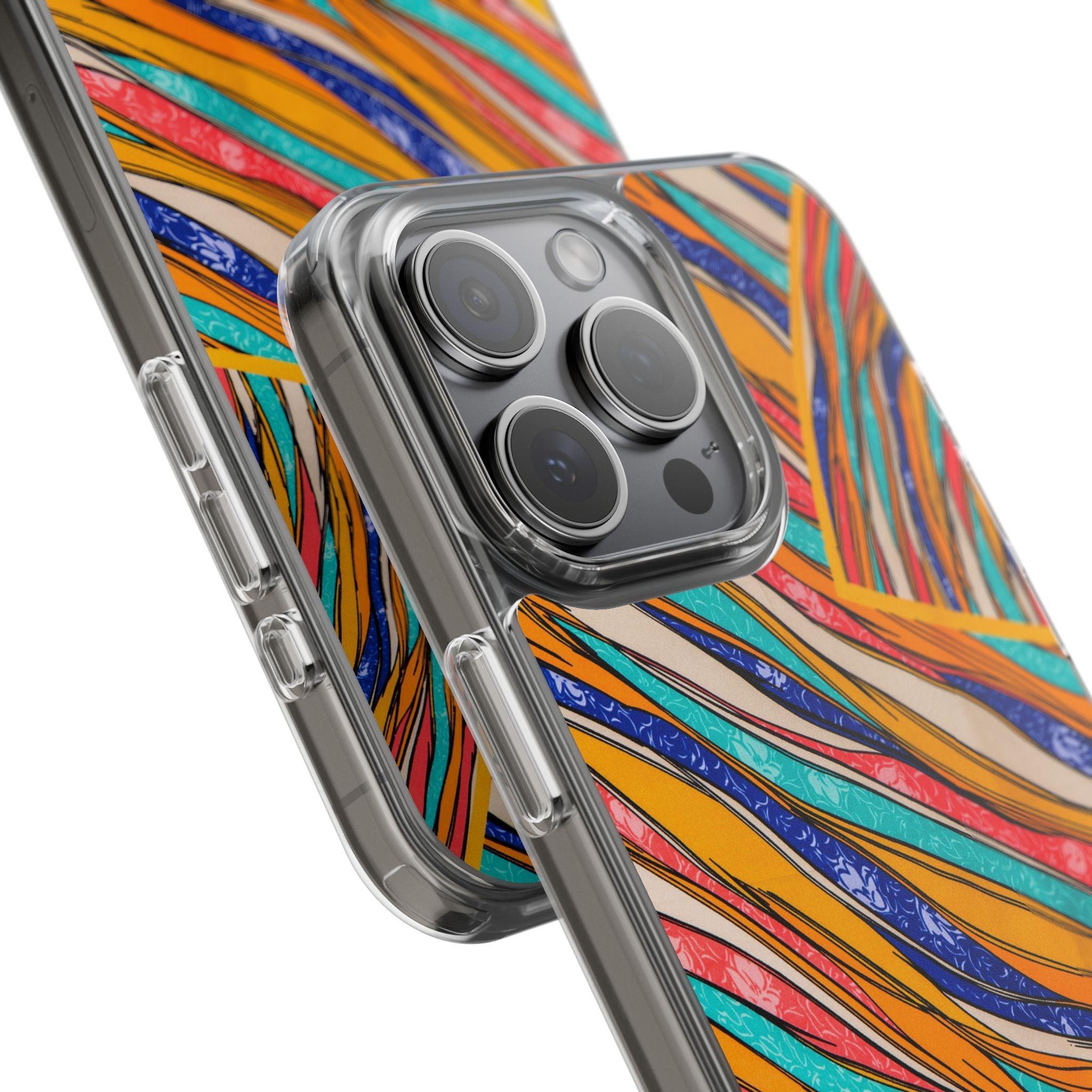 Clear Cases Stripes of  Powerful Colors