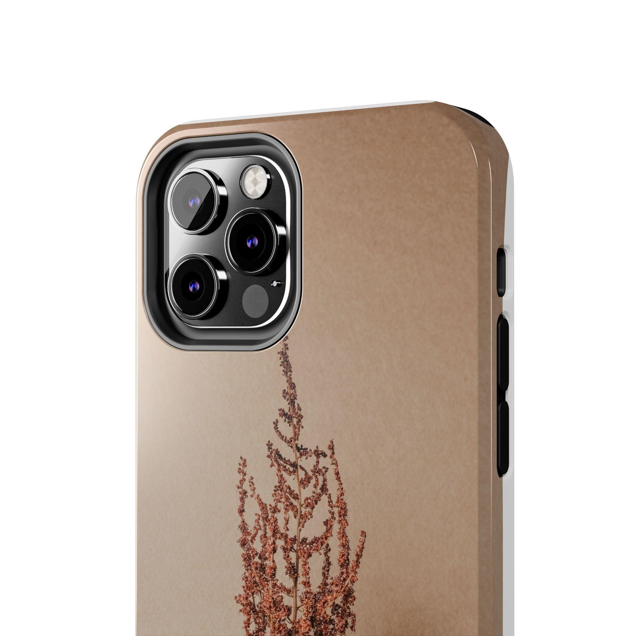Brown Dry Leaf Tough Phone Cases