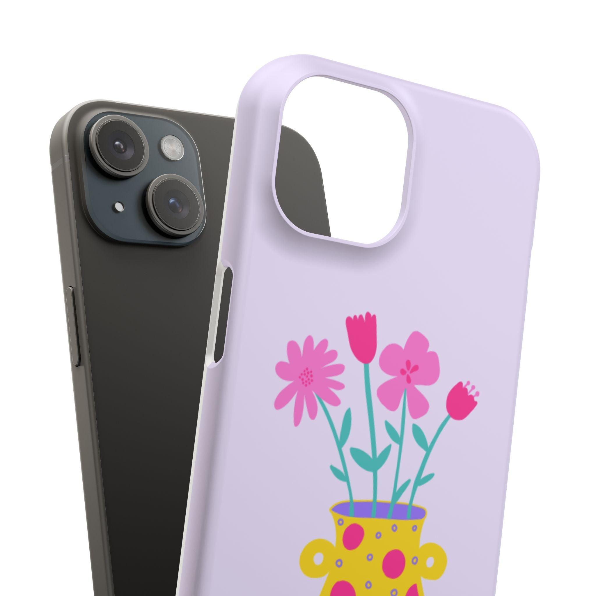 Floral Pot Phone Case – Bloom with Style Everywhere You Go