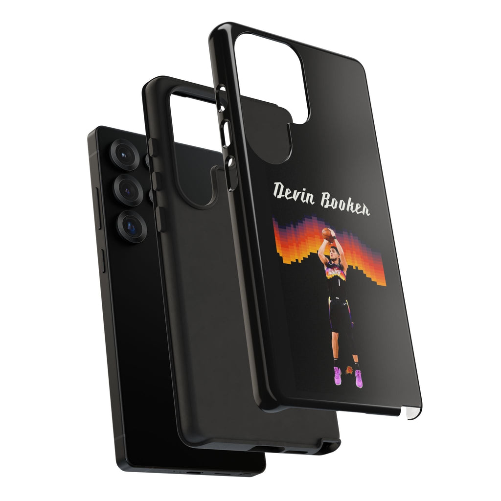 Devin Booker Precision Blaze Series – Dual-Layer ShockGuard Protection | Fits iPhone 8–16 Pro Max & Samsung Galaxy S10–S25 Ultra