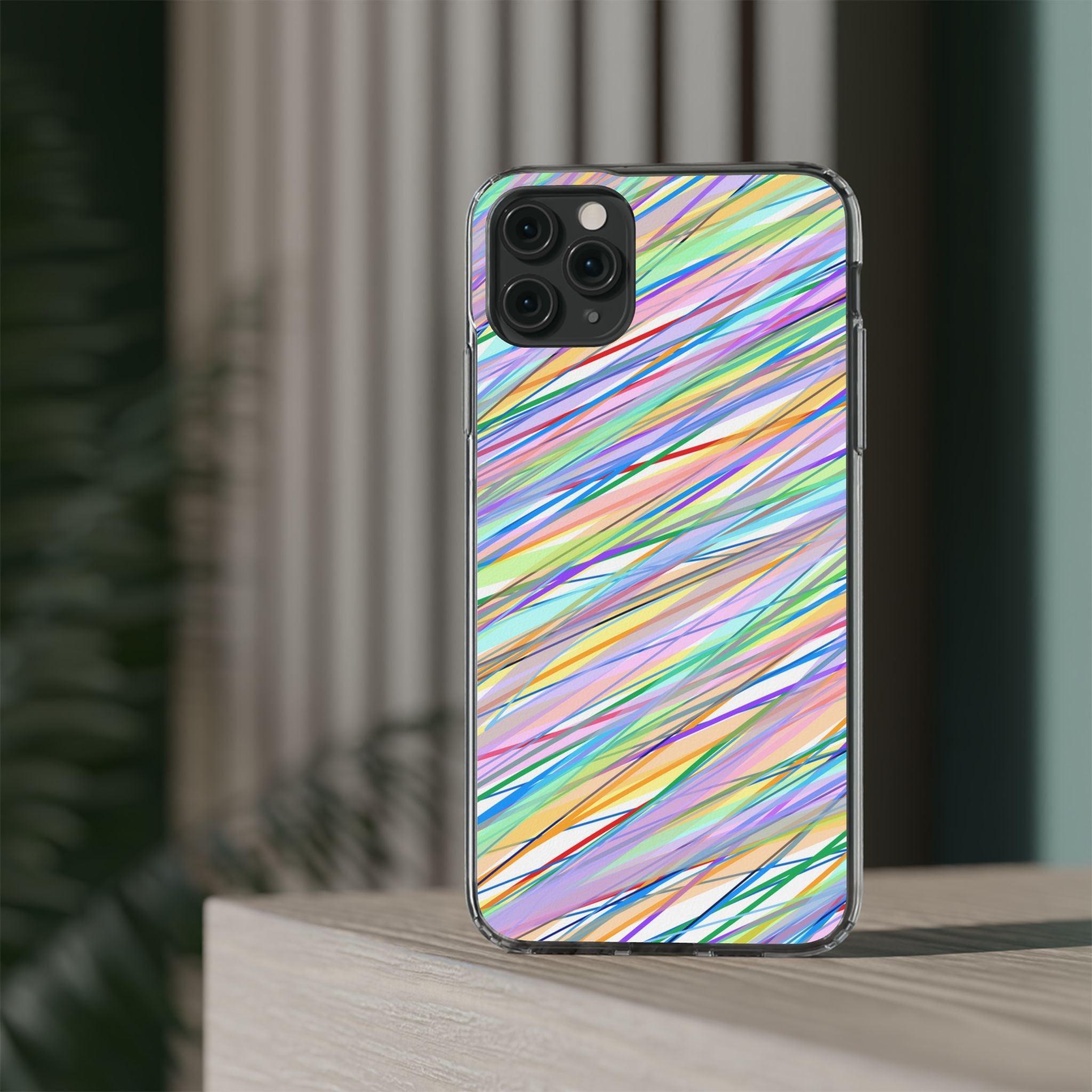 Threads Of Colors Clear Case