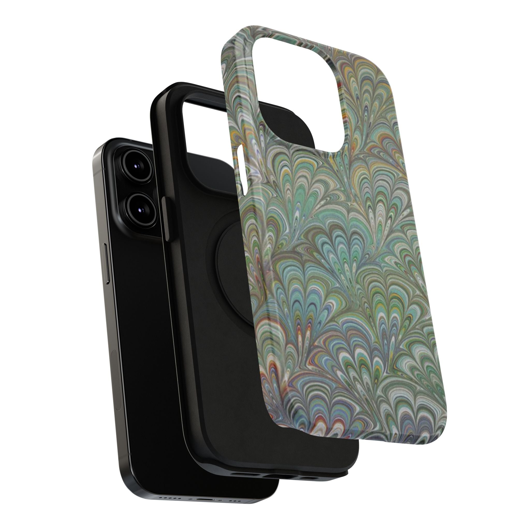 Italian Peacock Green Highly Durable Phone Case for Apple + Samsung