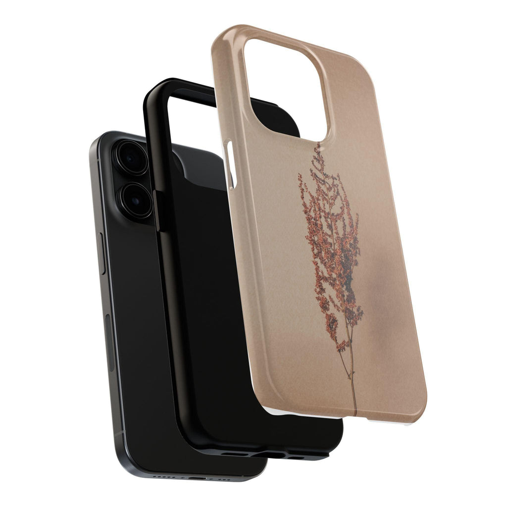 Brown Dry Leaf Tough Phone Cases