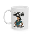 Ceramic Mug — Funny Personalized Nurse Mug (“Trust Me I’m A Nurse”)