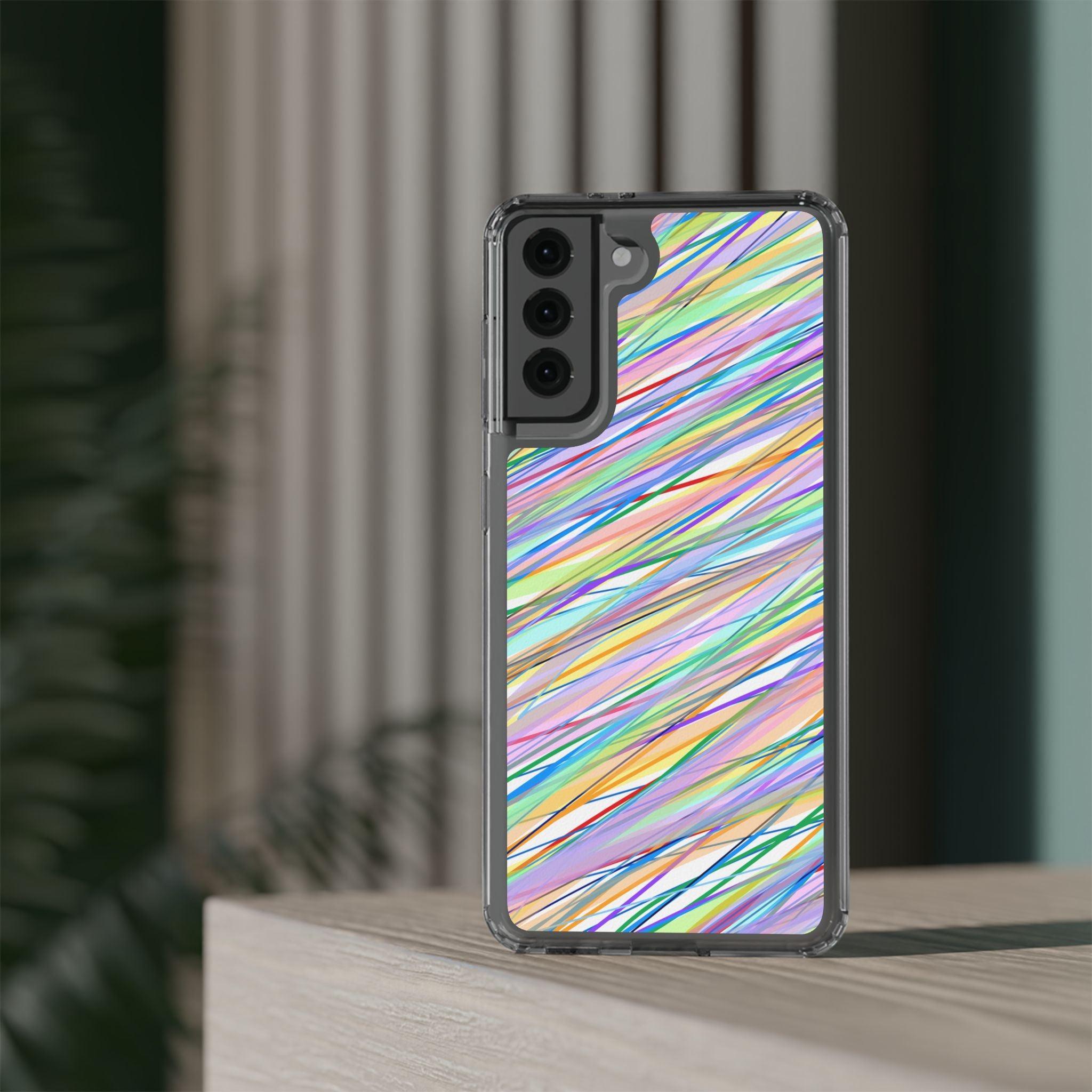 Threads Of Colors Clear Case