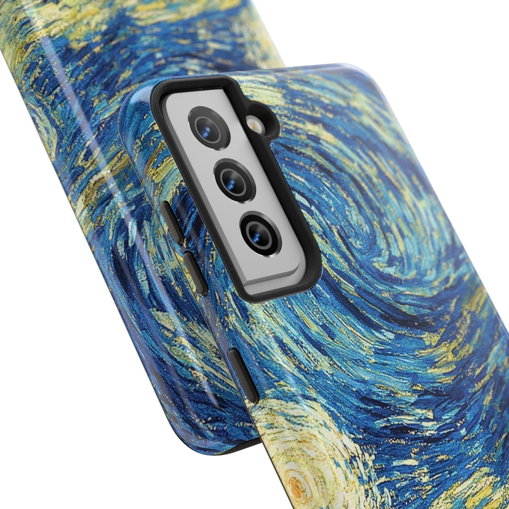 Blue And Yellow Theme Art Colors Tough Phone Cases