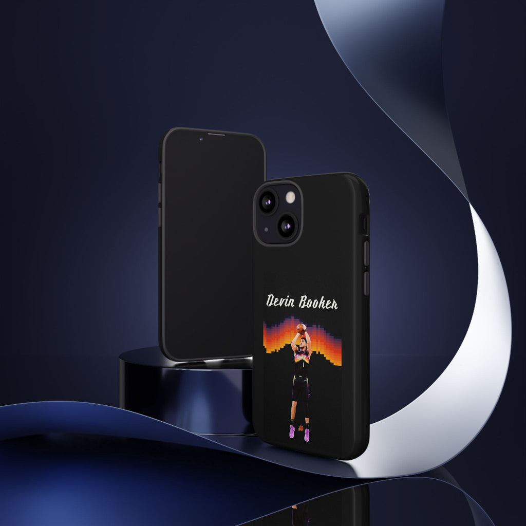 Devin Booker Precision Blaze Series – Dual-Layer ShockGuard Protection | Fits iPhone 8–16 Pro Max & Samsung Galaxy S10–S25 Ultra