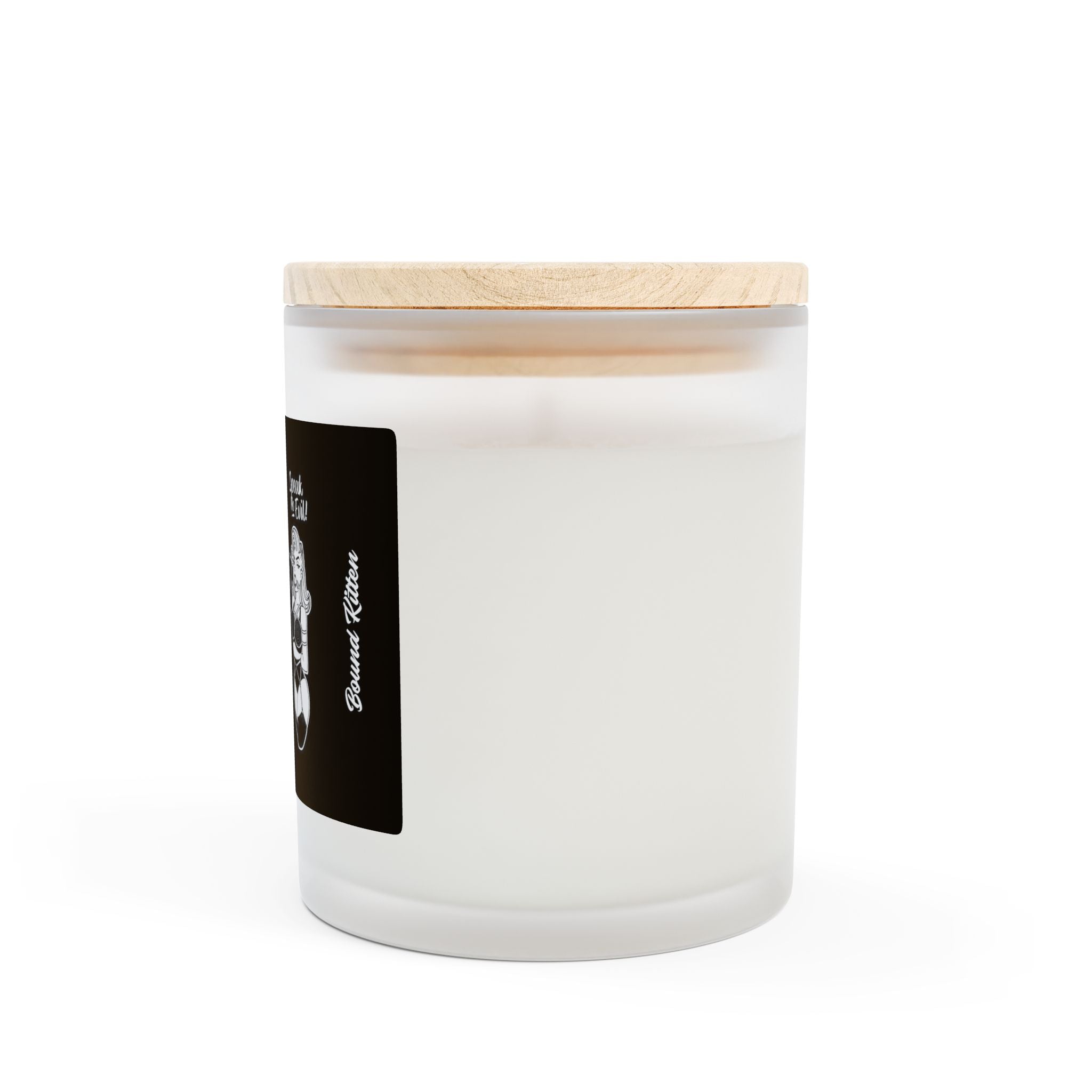 See No Evil, Hear No Evil, Speak No Evil Frosted Glass Candle, 11oz
