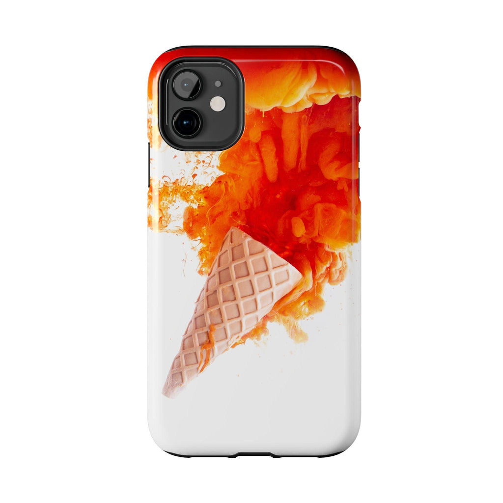 Ice Cream With Flame Of Colors Tough Phone Cases