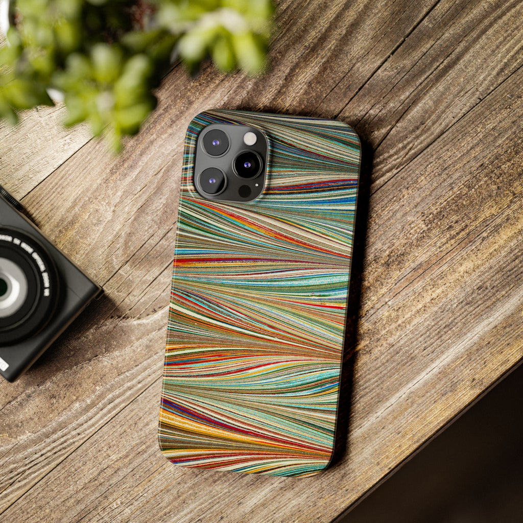 Florentine Multi-Colored Marbled Phone Case