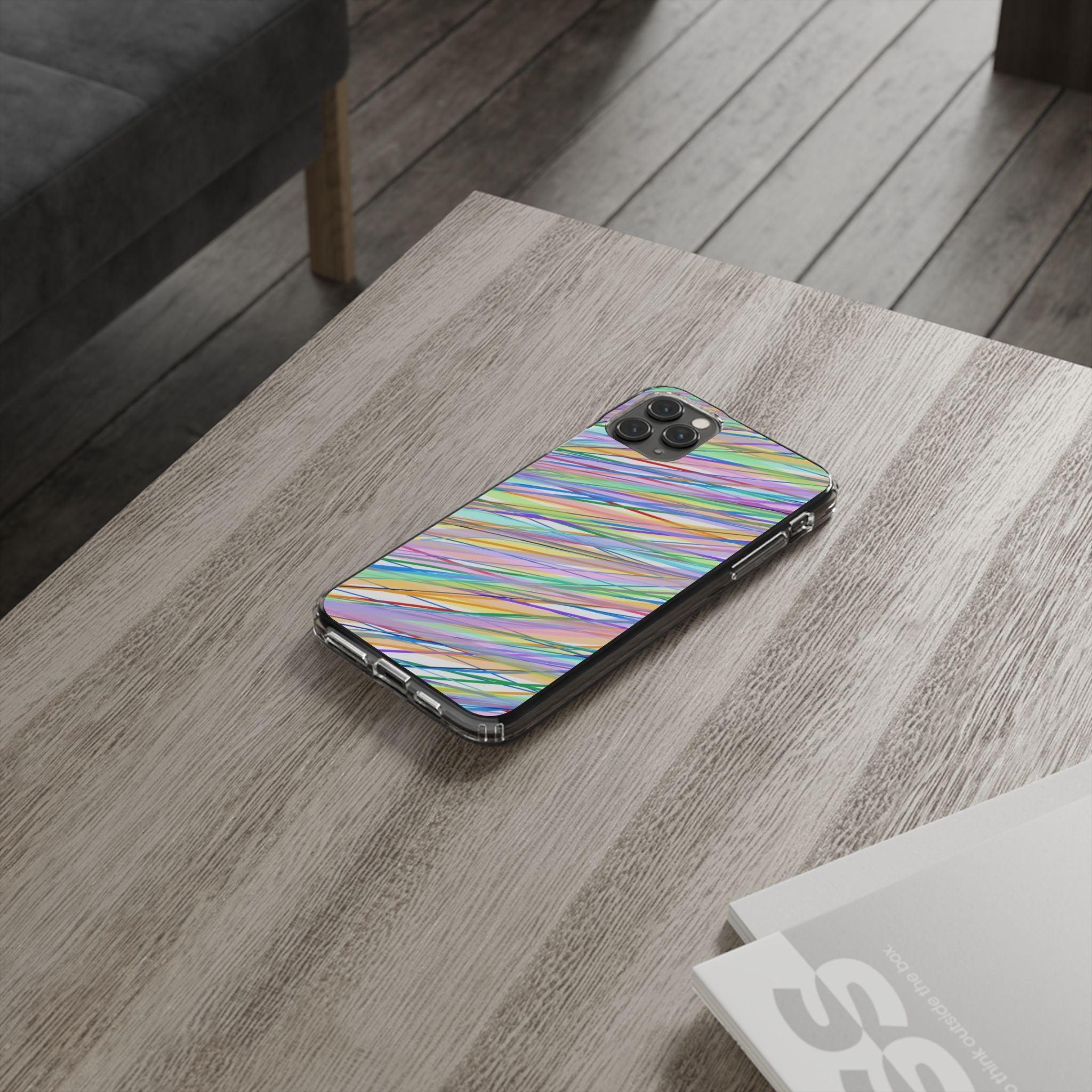 Threads Of Colors Clear Case