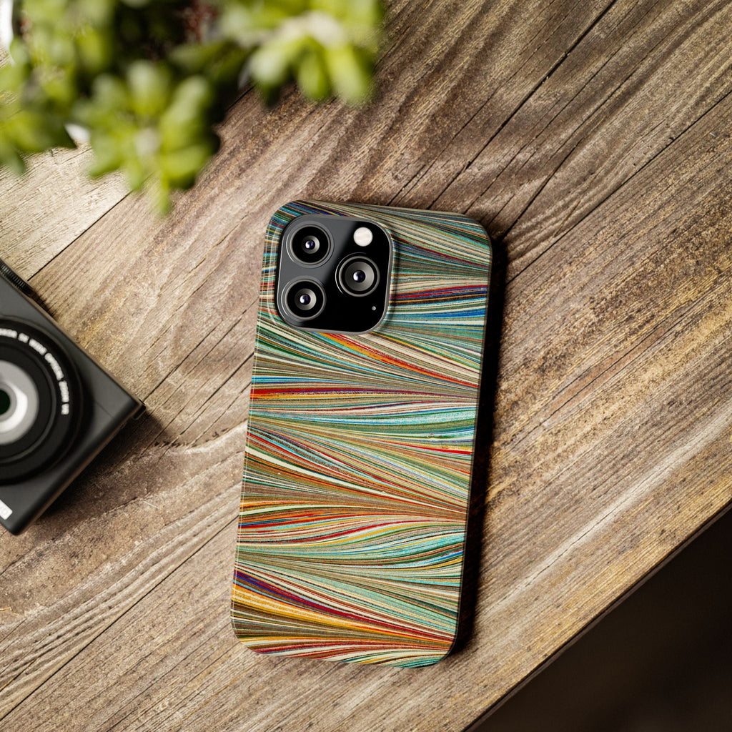 Florentine Multi-Colored Marbled Phone Case