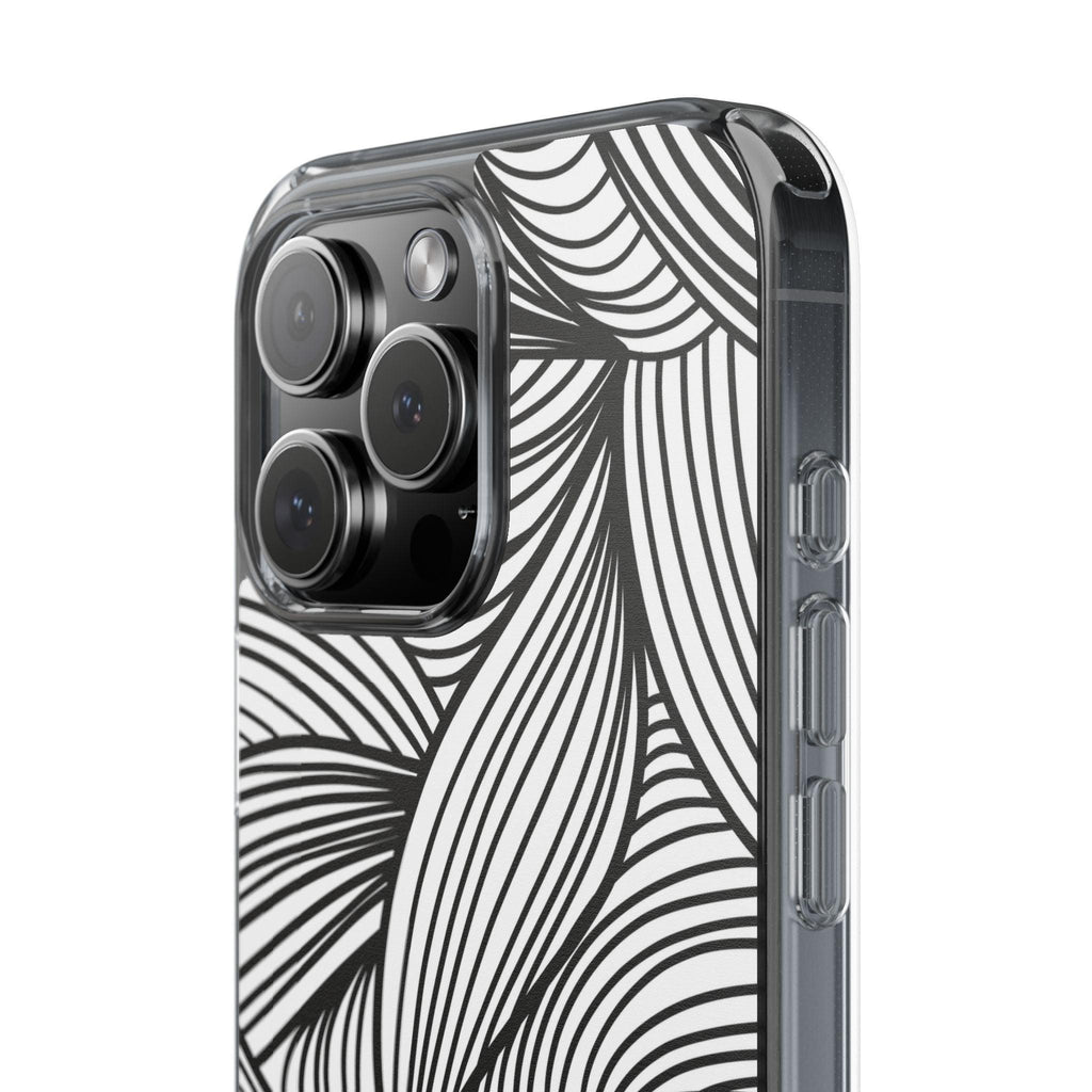 Black and White Illusion Clear Cases