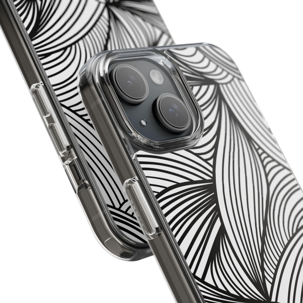 Black and White Illusion Clear Cases
