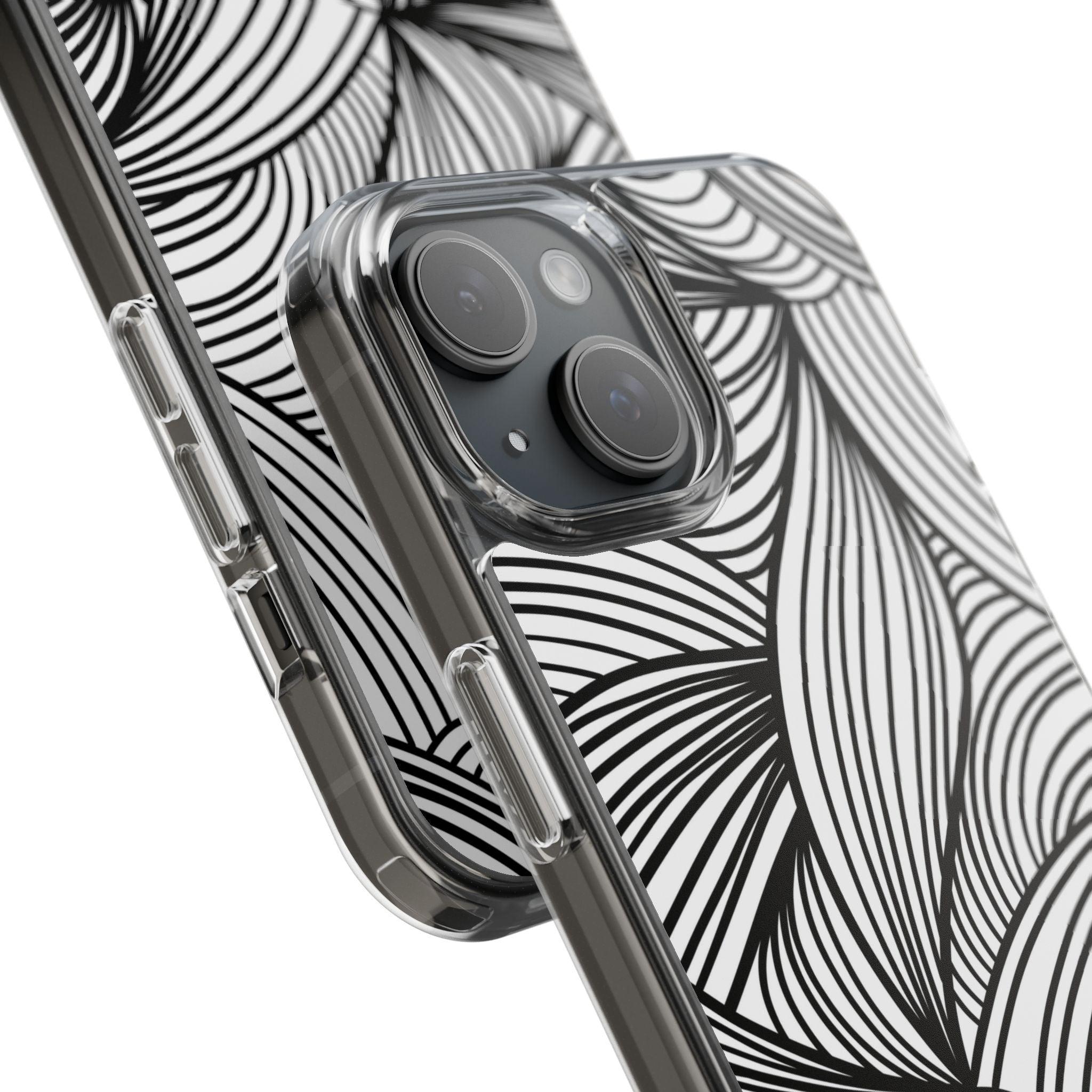 Black and White Illusion Clear Cases