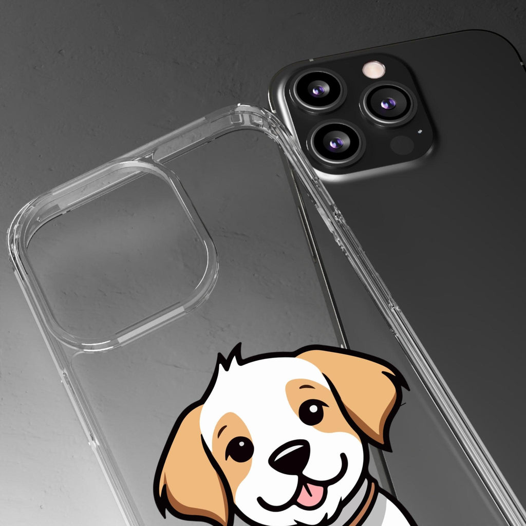 Clear Cases With Dog Printed