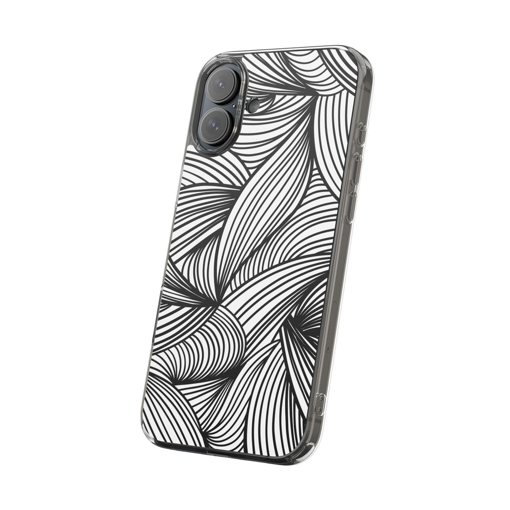 Black and White Illusion Clear Cases