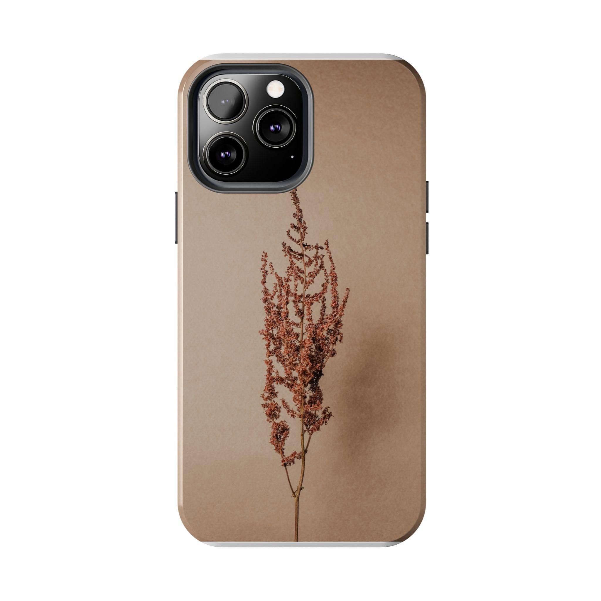 Brown Dry Leaf Tough Phone Cases