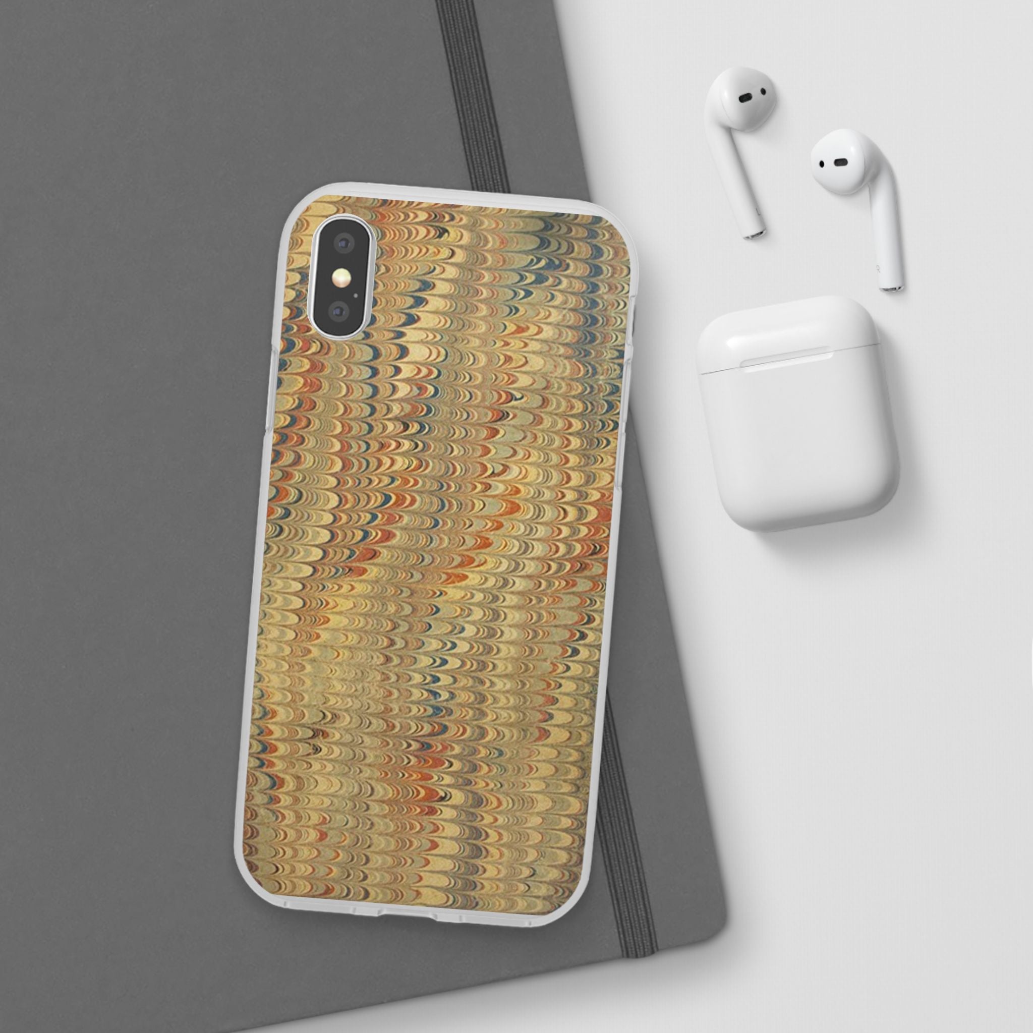 Golden Fall Neutrals Italian Marbled Design Stylish Phone Cases