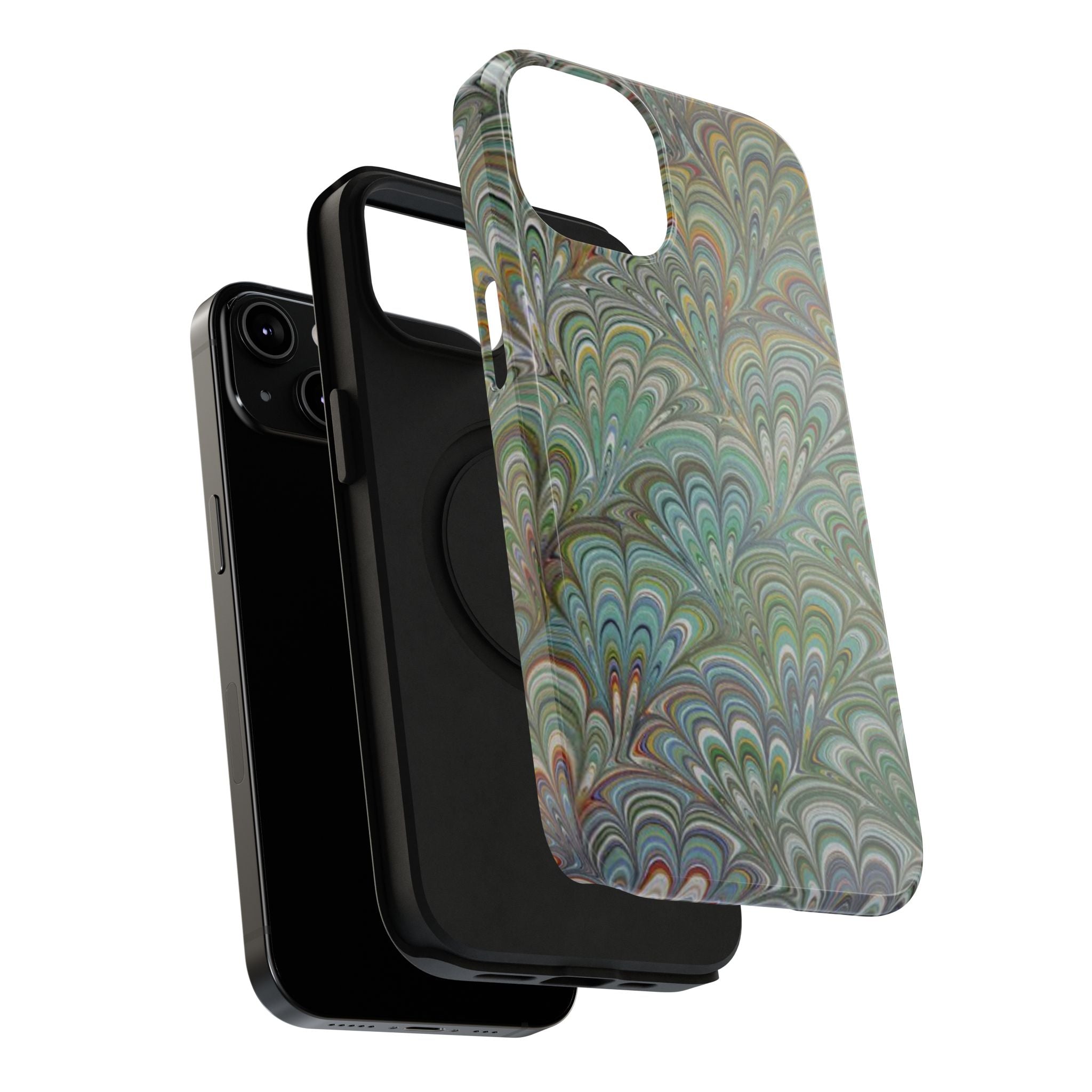 Italian Peacock Green Highly Durable Phone Case for Apple + Samsung