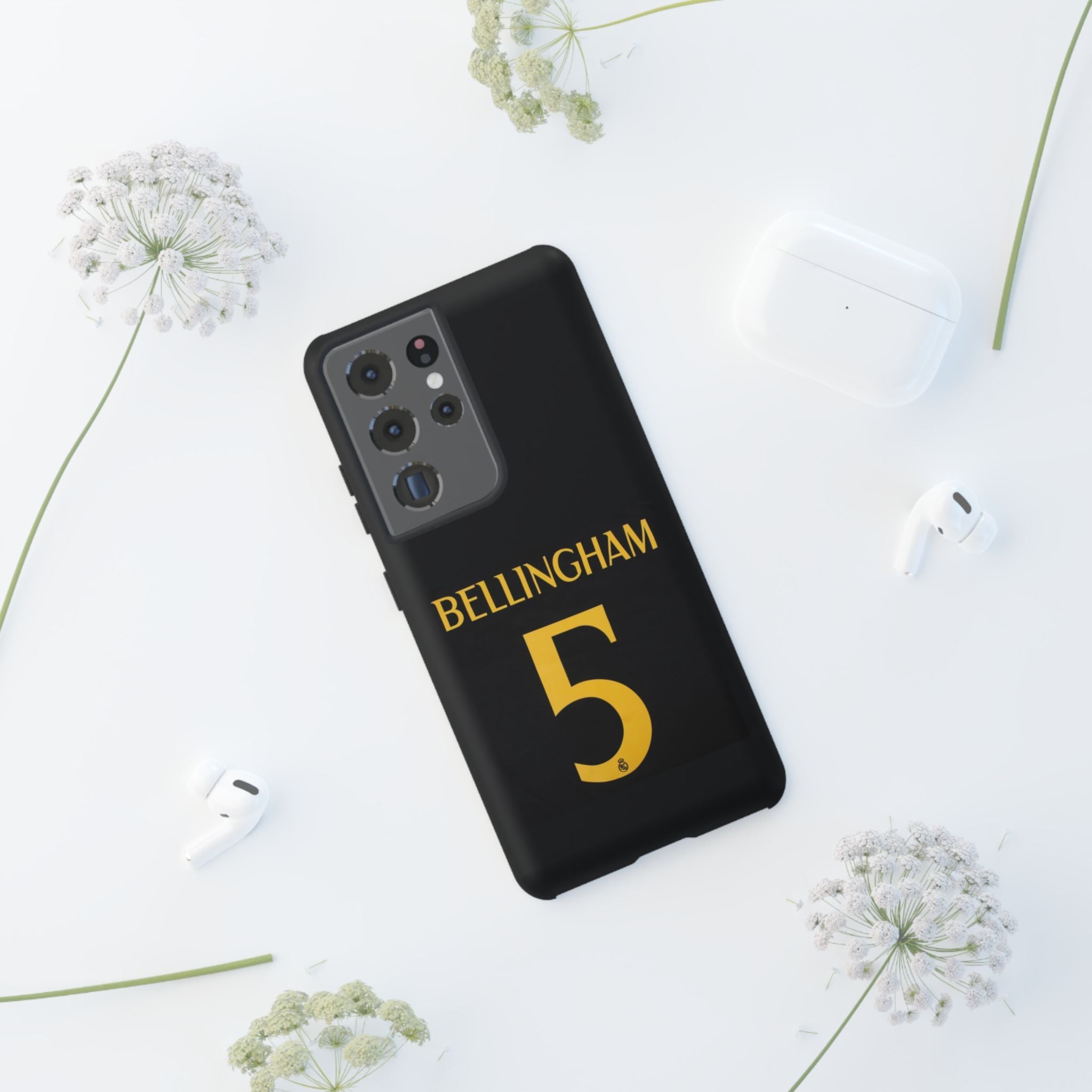 Jude Bellingham Future Star Armor – Dual-Layer Defense & Streamlined Fit | Compatible with iPhone 8 to 16 Pro Max & Samsung Galaxy S10 to S25 Ultra