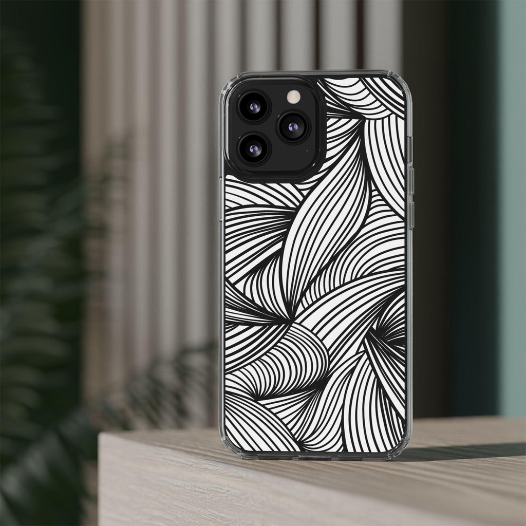 Black and White Illusion Clear Cases