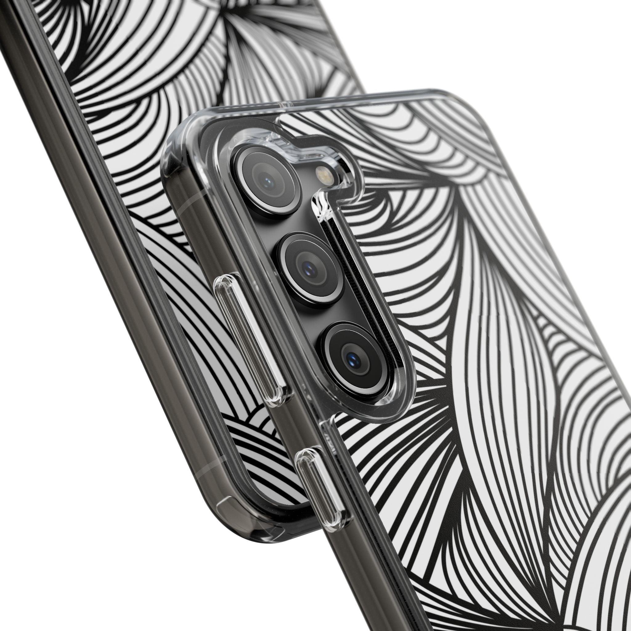 Black and White Illusion Clear Cases