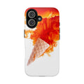 Ice Cream With Flame Of Colors Tough Phone Cases