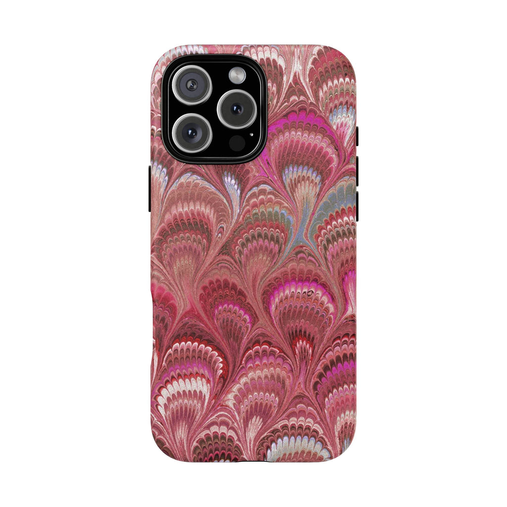 Shades of Pink Marbled Phone Case —  Dual Layer - Tough Protective Phone Cover