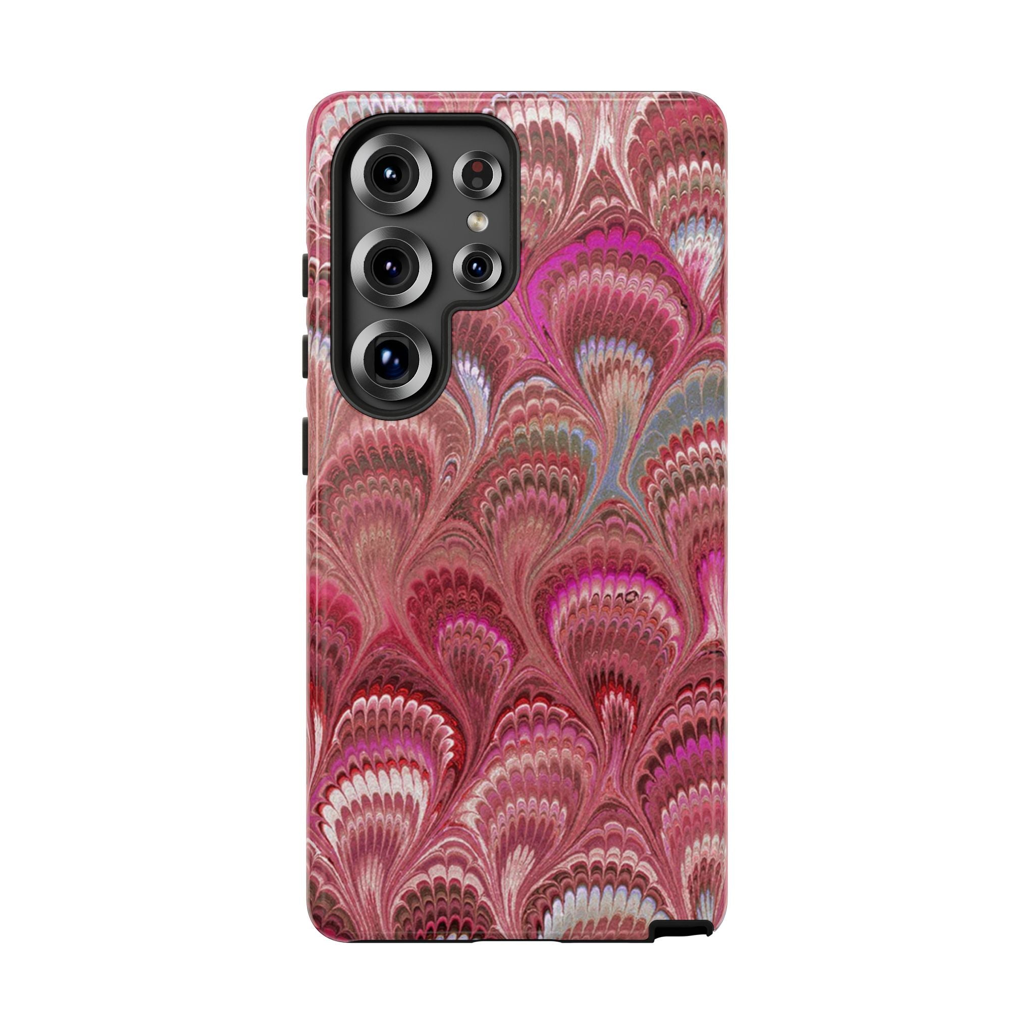 Shades of Pink Marbled Phone Case —  Dual Layer - Tough Protective Phone Cover