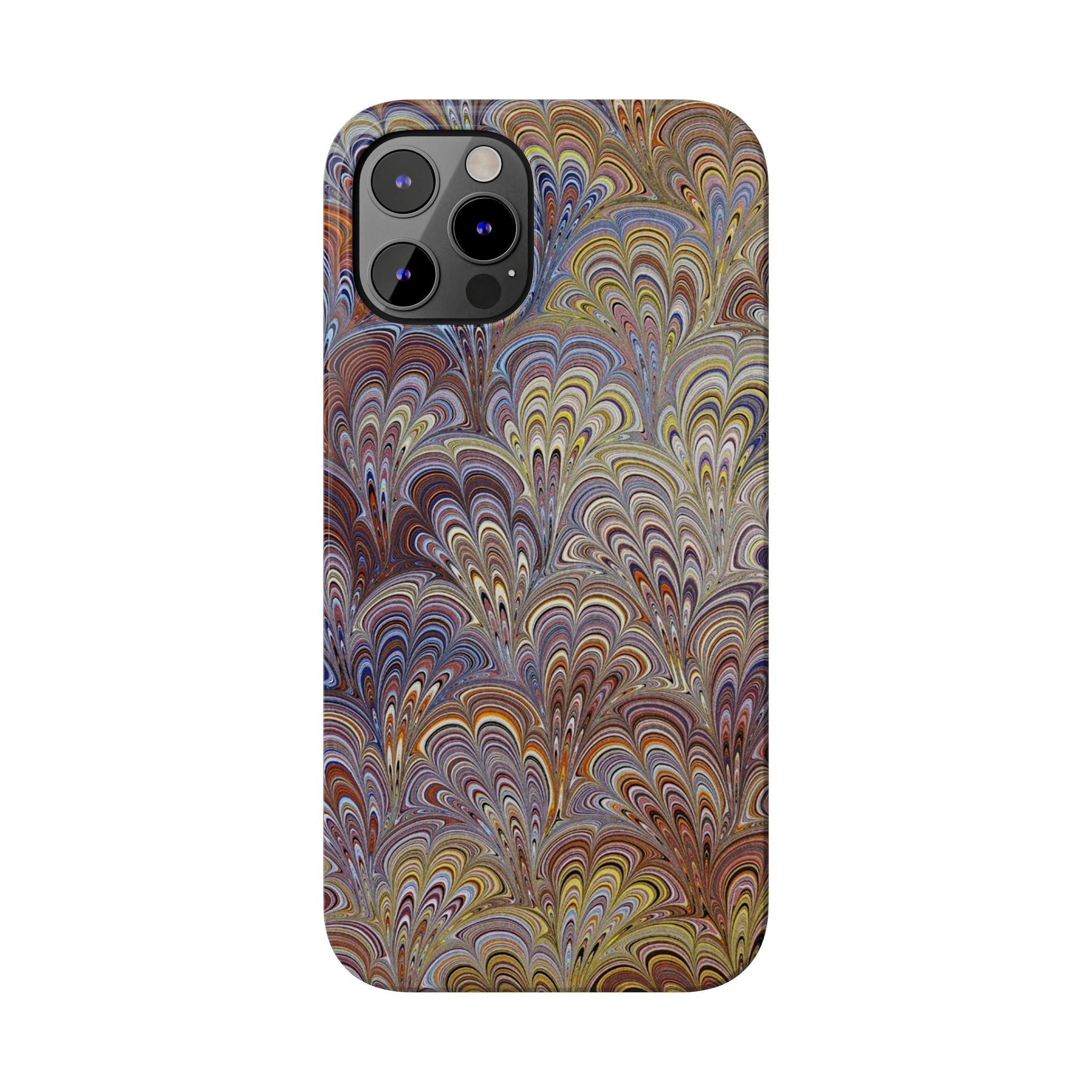 Italian Marbled Design, Multi-Colored Pallet, Slim Phone Cases, Case-Mate