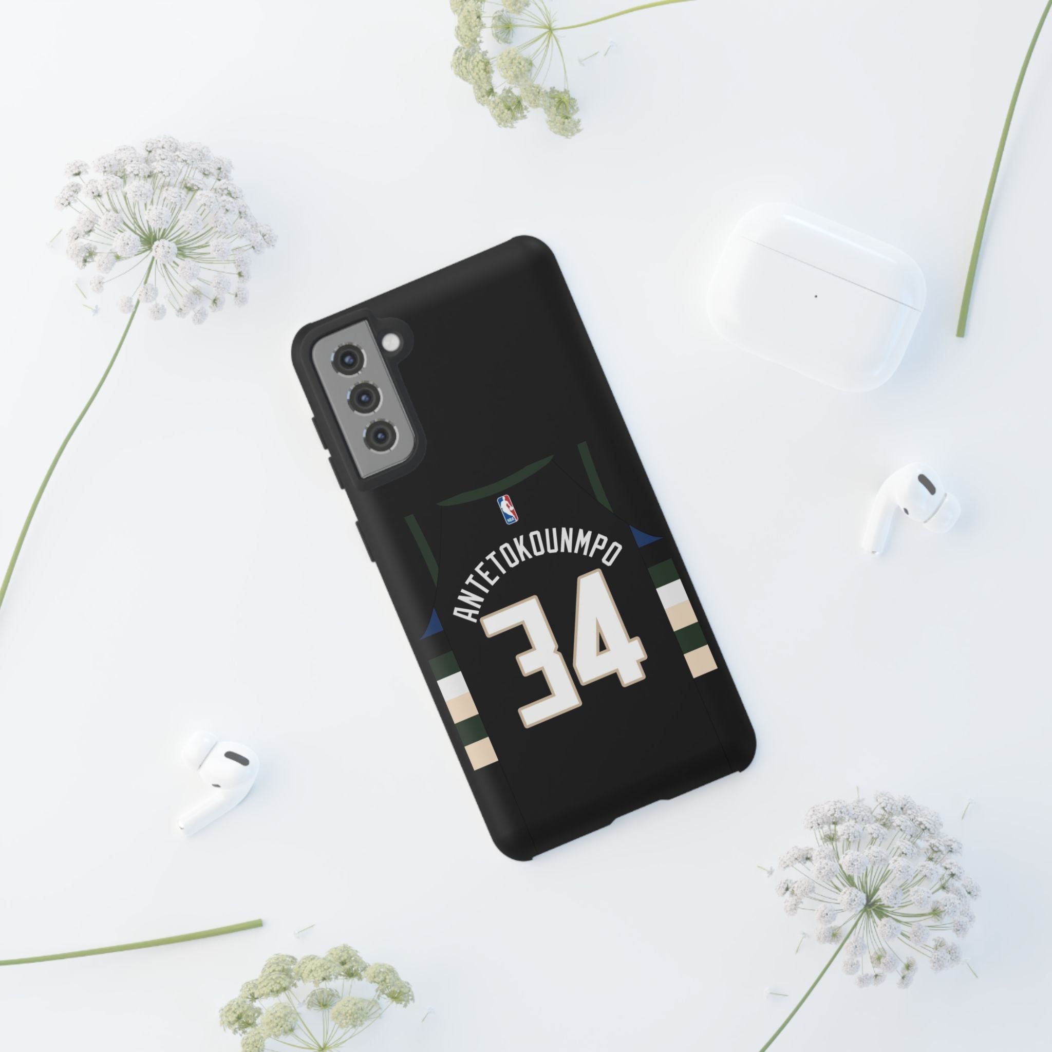 Giannis Antetokounmpo Force Drive Edition – Heavy-Duty ShockGuard Layers, Athletic Slim Fit | iPhone 8–16 Pro Max & Samsung S10–S25 Ultra Supported