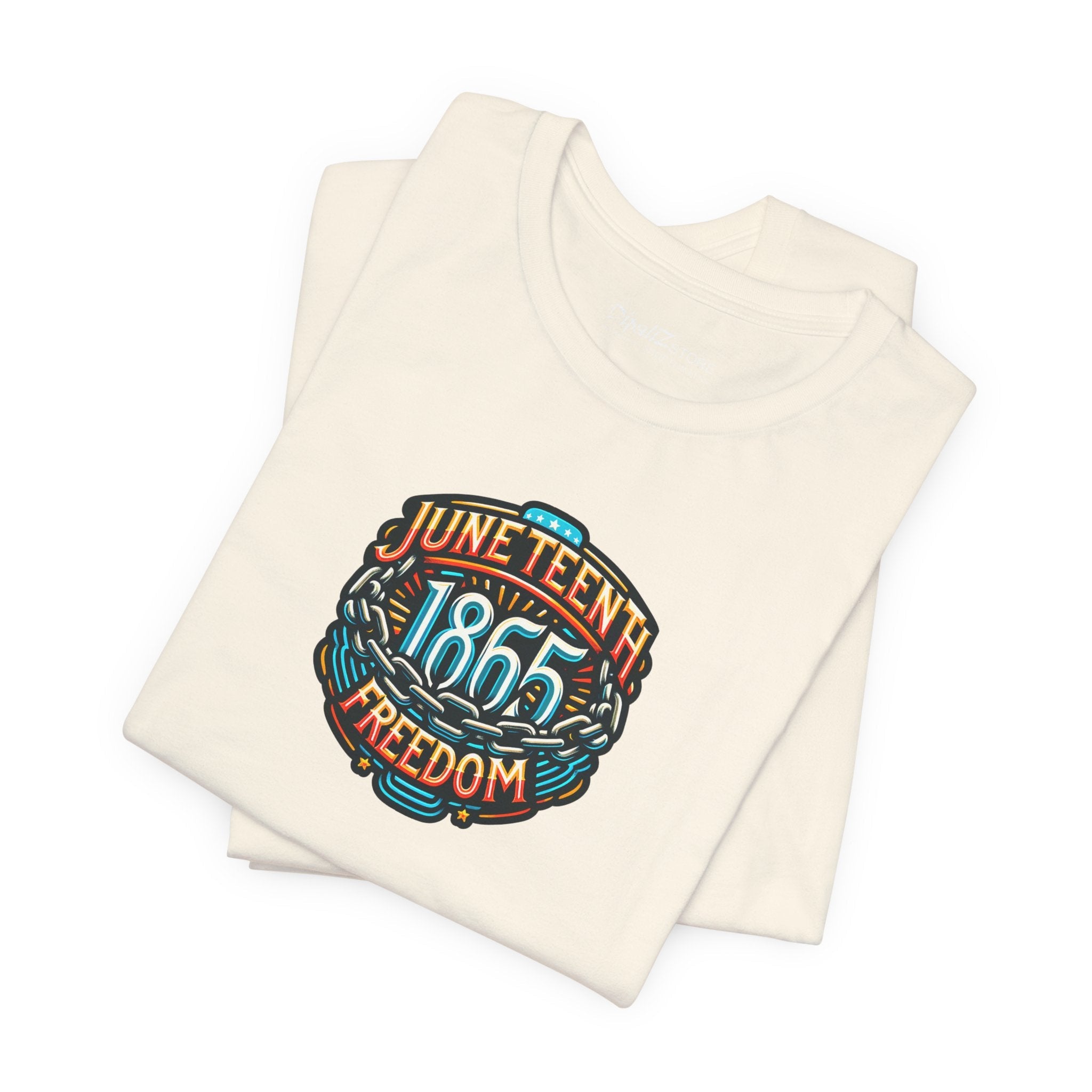 Unisex Jersey Short Sleeve Tee - Celebrate Juneteenth 1865 - DipaliZ