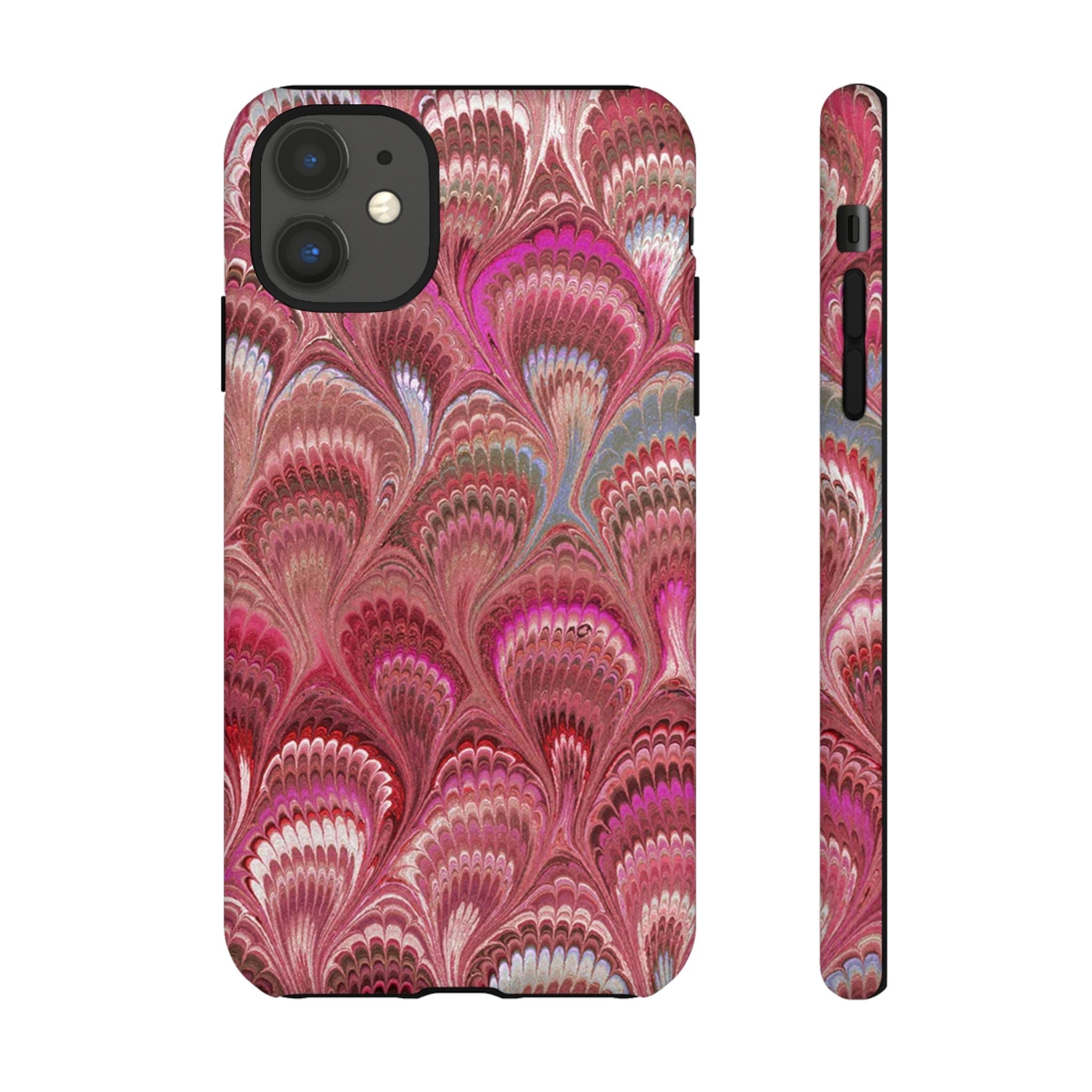 Shades of Pink Marbled Phone Case —  Dual Layer - Tough Protective Phone Cover