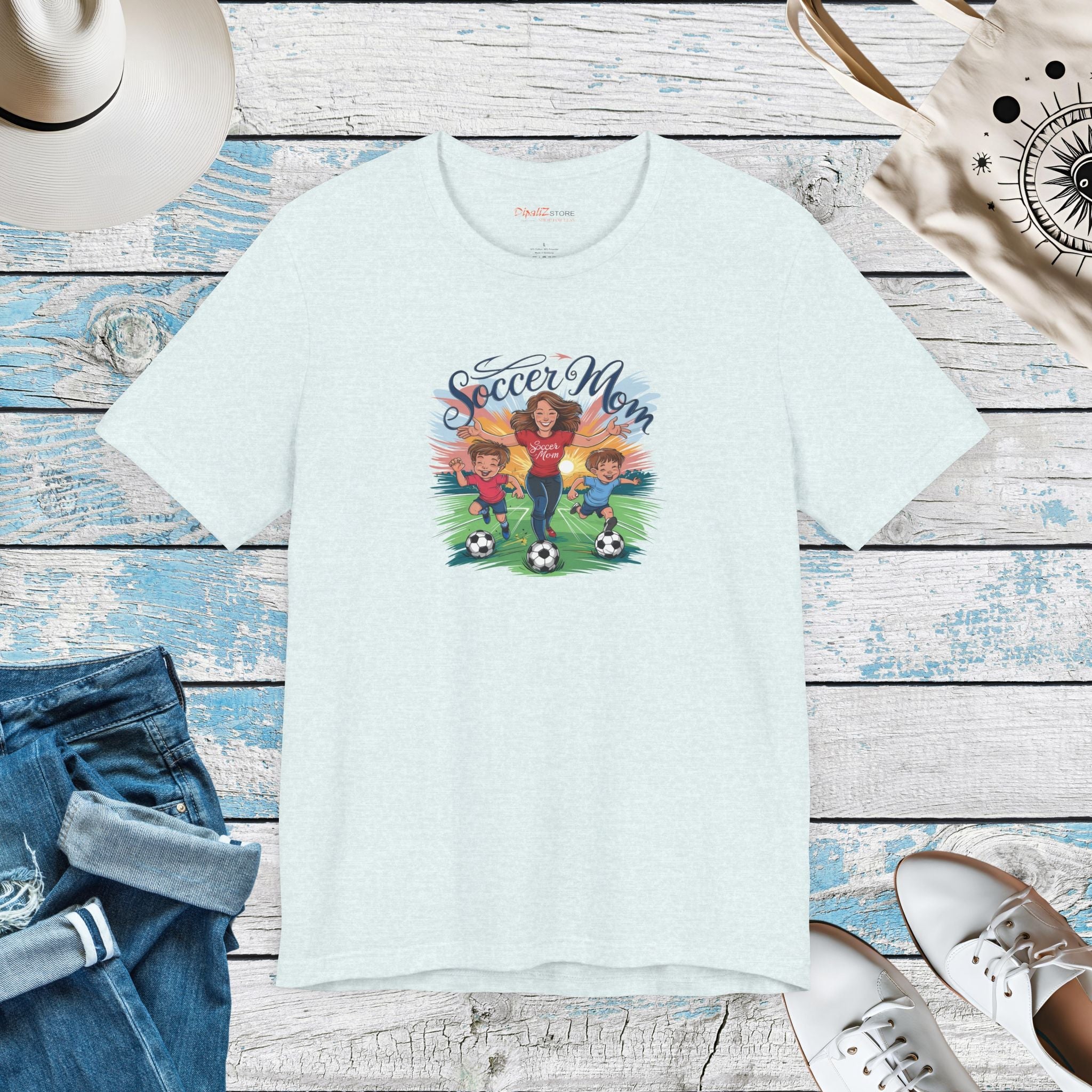 Soccer Mom Short Sleeve Tee - Soft Cotton Unisex - DipaliZ